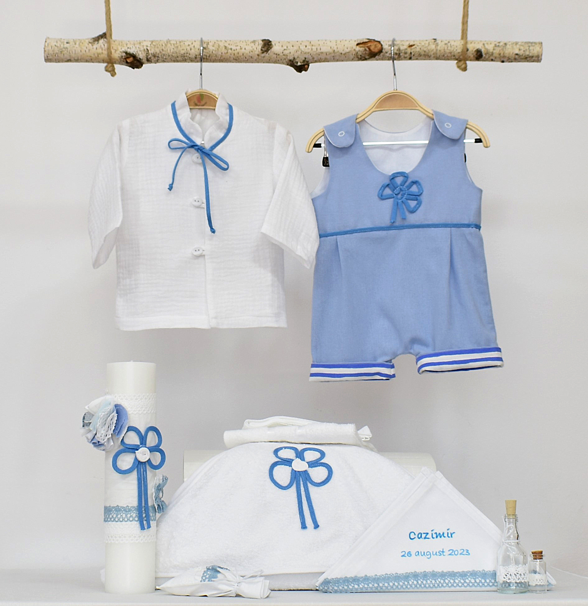 Colecția pentru Botez de vara “Bleu cu Noroc”