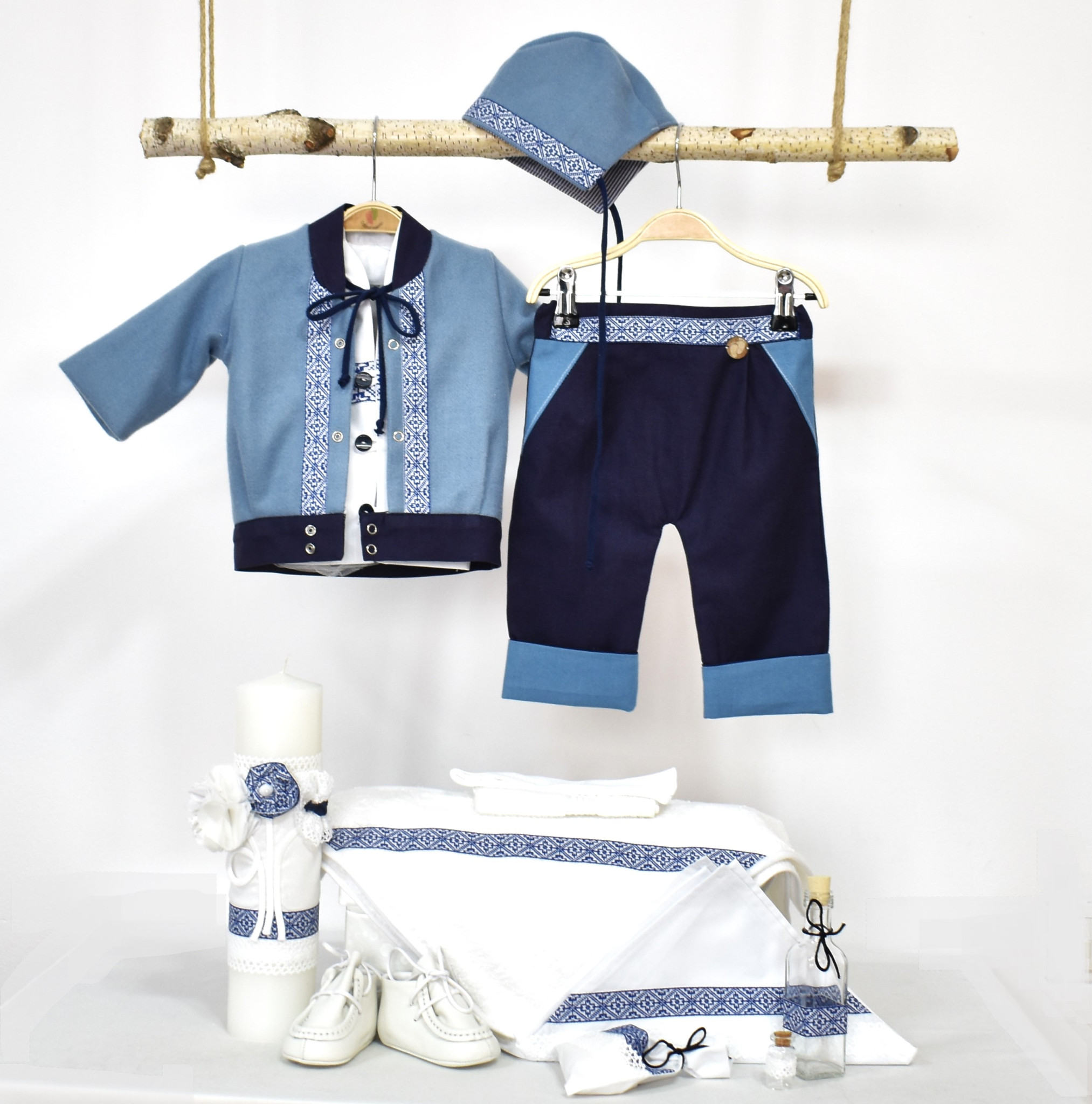 Botez bleu pentru băieți  “Cusatura Albastra”