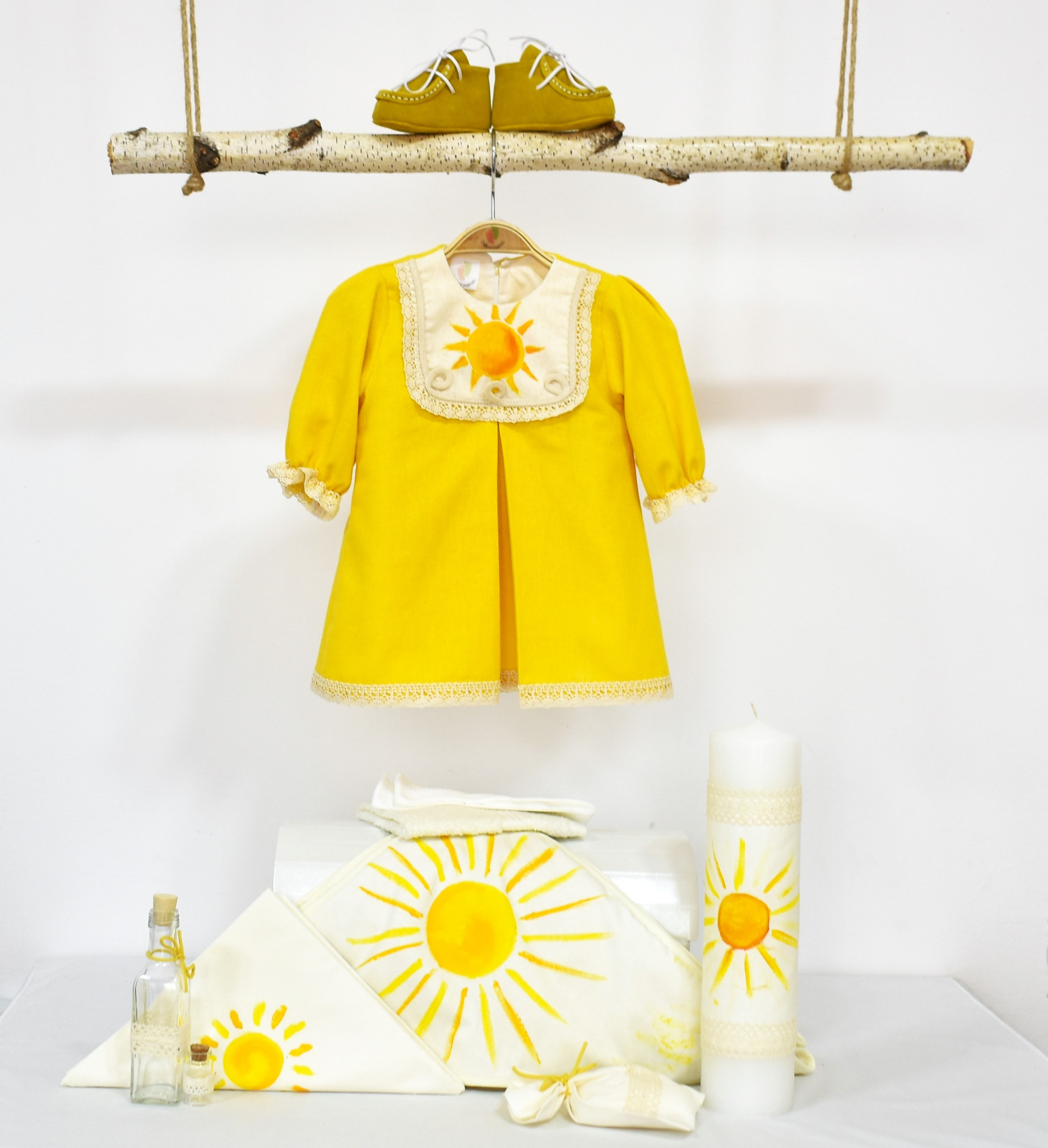Colecția pentru botez fetite “Soare Cald”